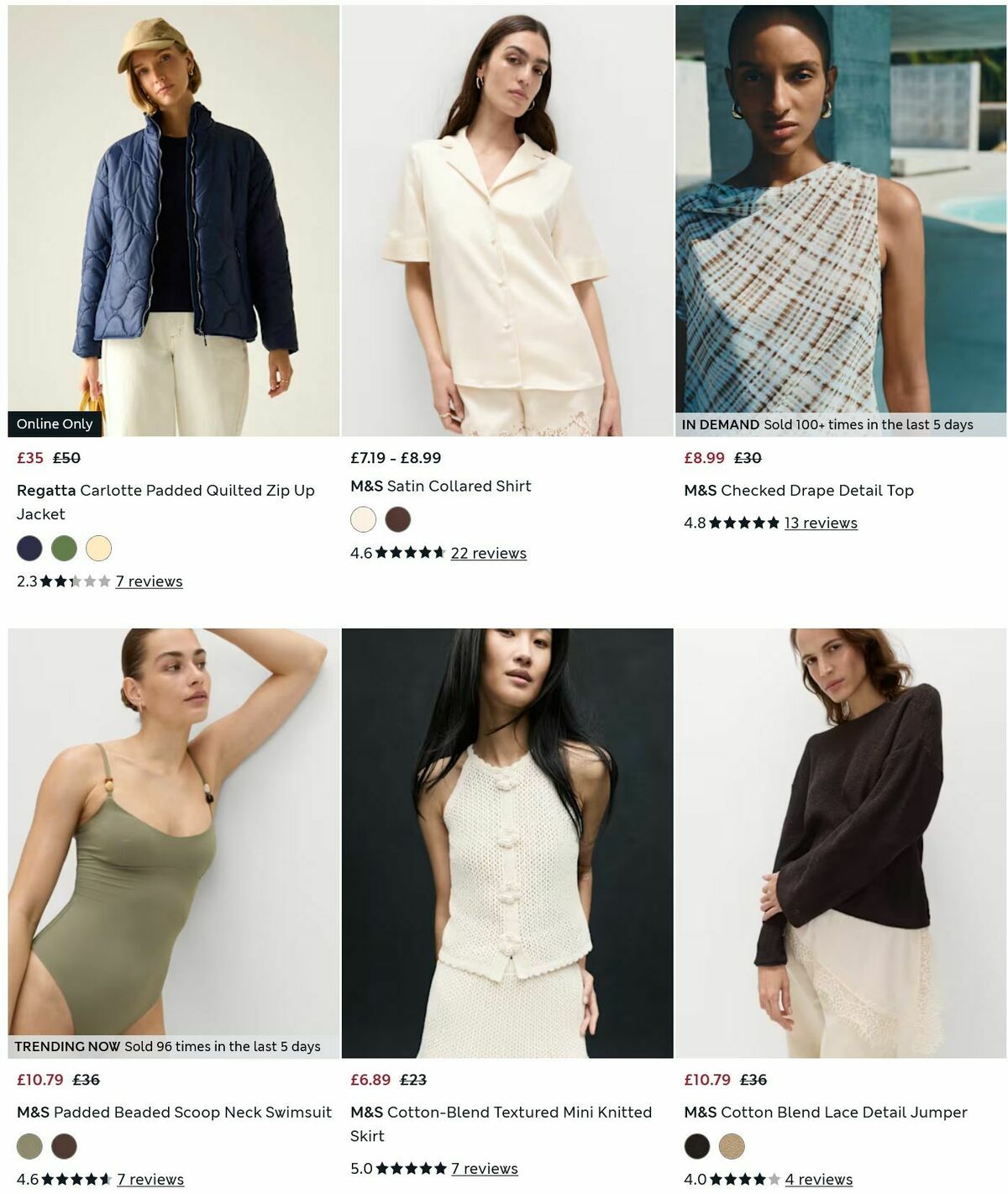 M&S Marks and Spencer Offers from 17 August