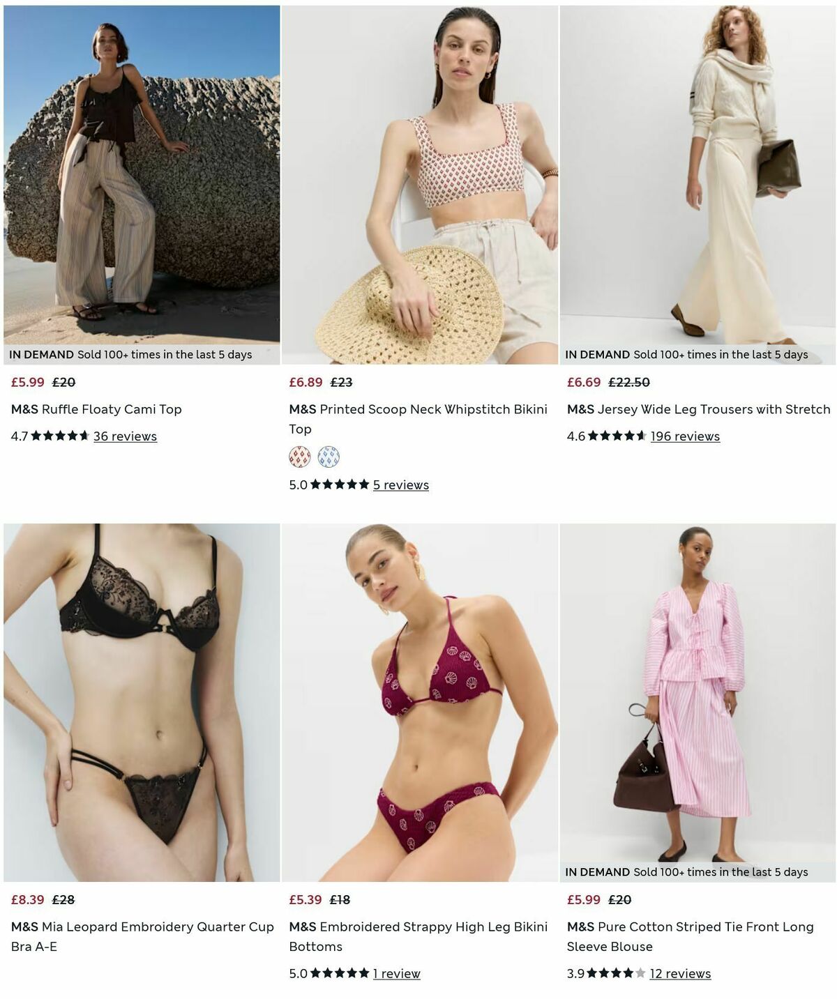 M&S Marks and Spencer Offers from 17 August