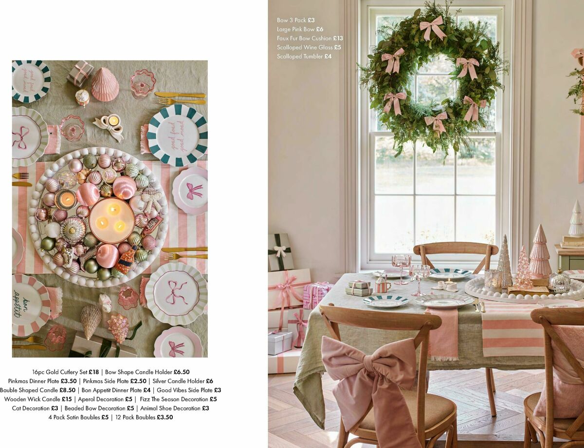 Matalan Christmas Home Offers from 24 October