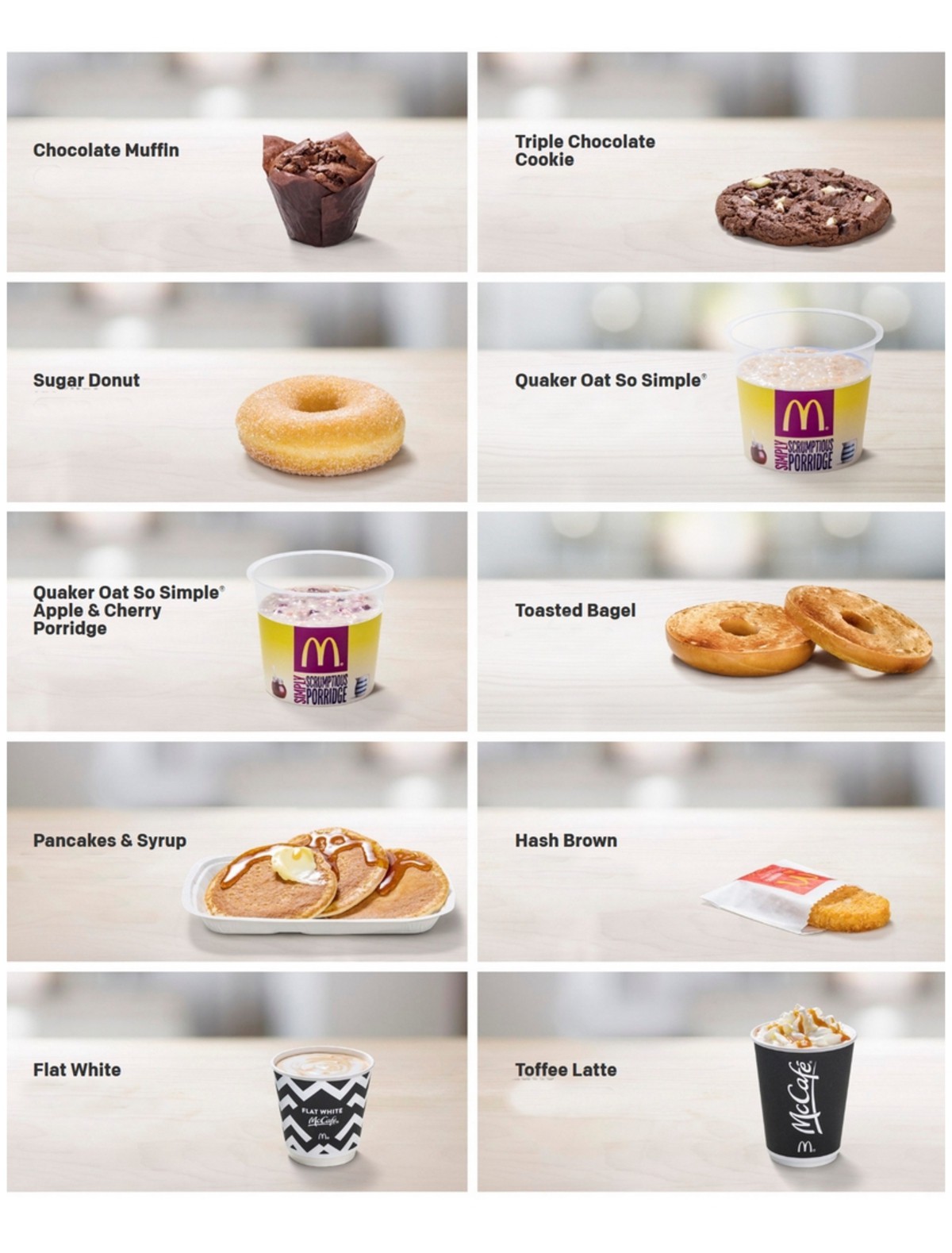 McDonald's Vegetarian Offers from 1 April