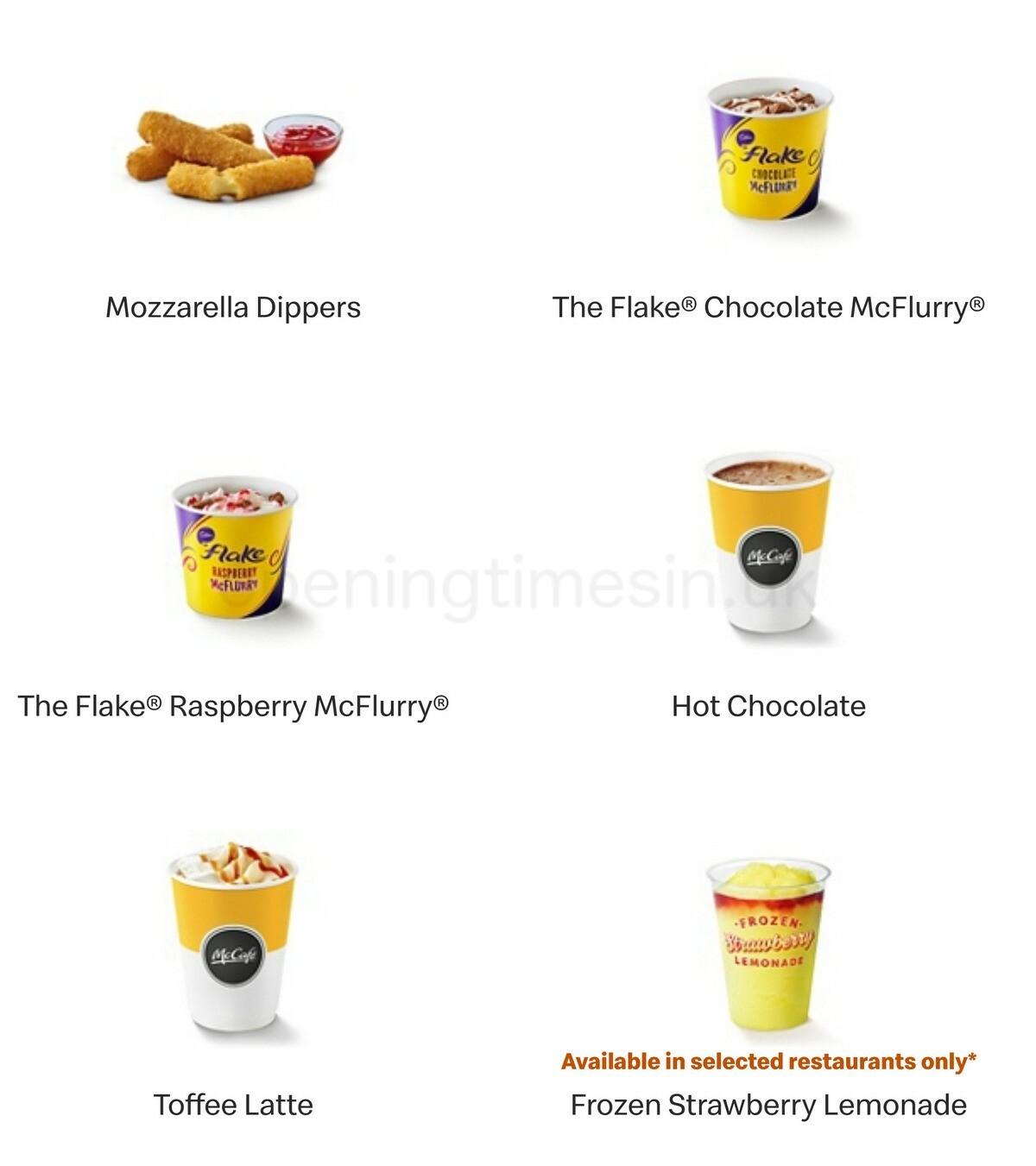McDonald's Offers from 20 March