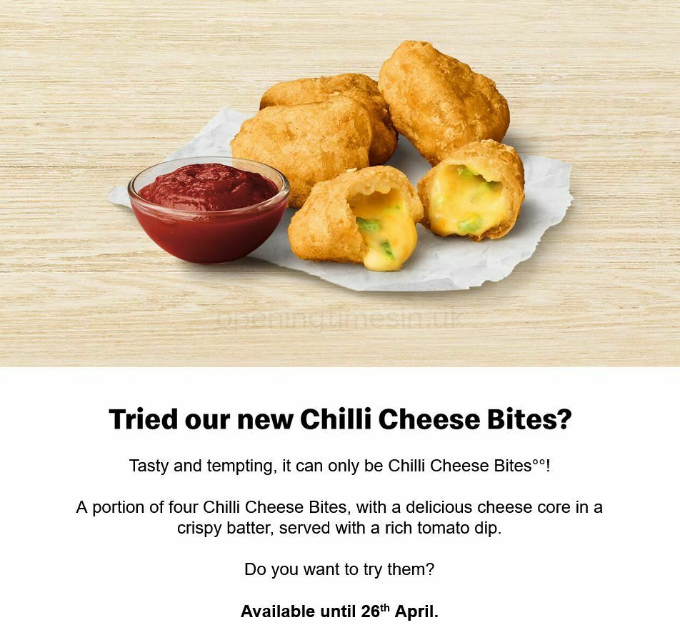 McDonald's Offers from 1 April