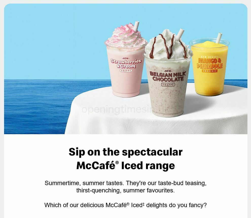 McDonald's Offers from 8 June