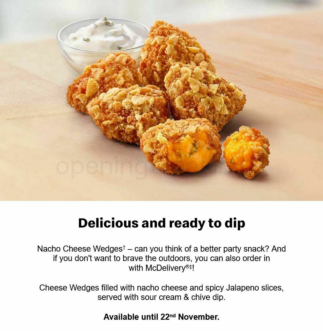 McDonald's Offers from 30 October