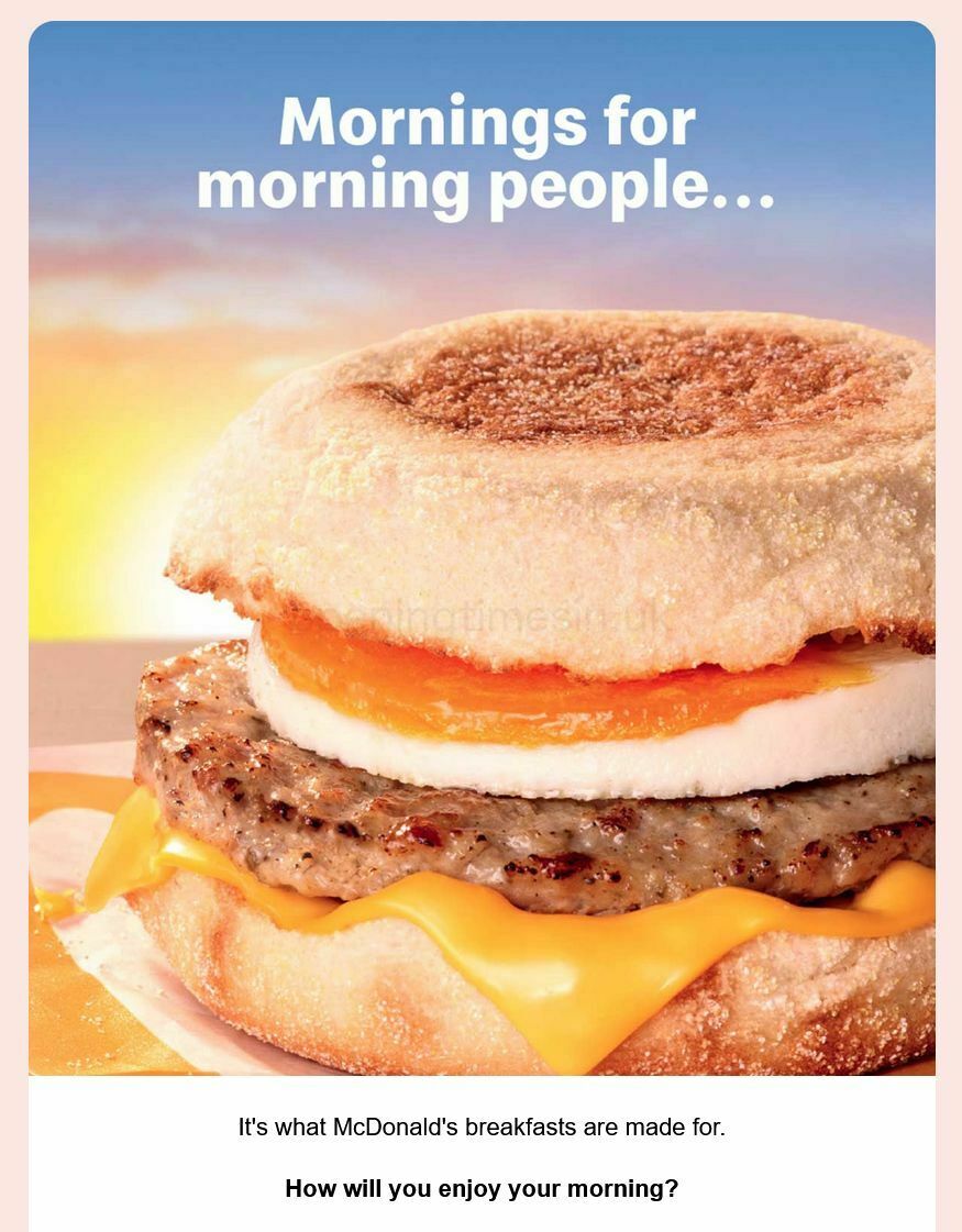 McDonald's Offers from 12 June