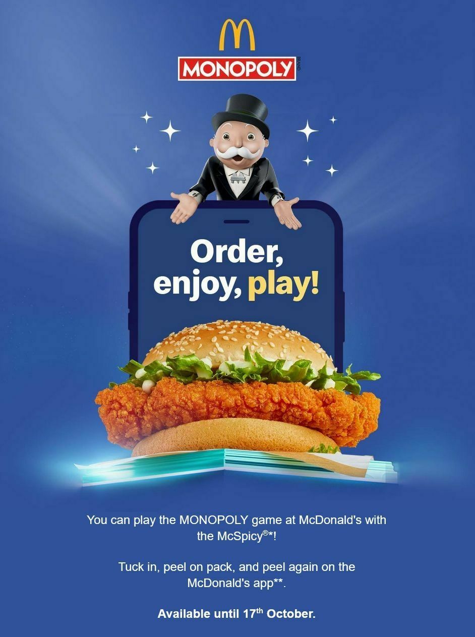McDonald's Offers from 16 September