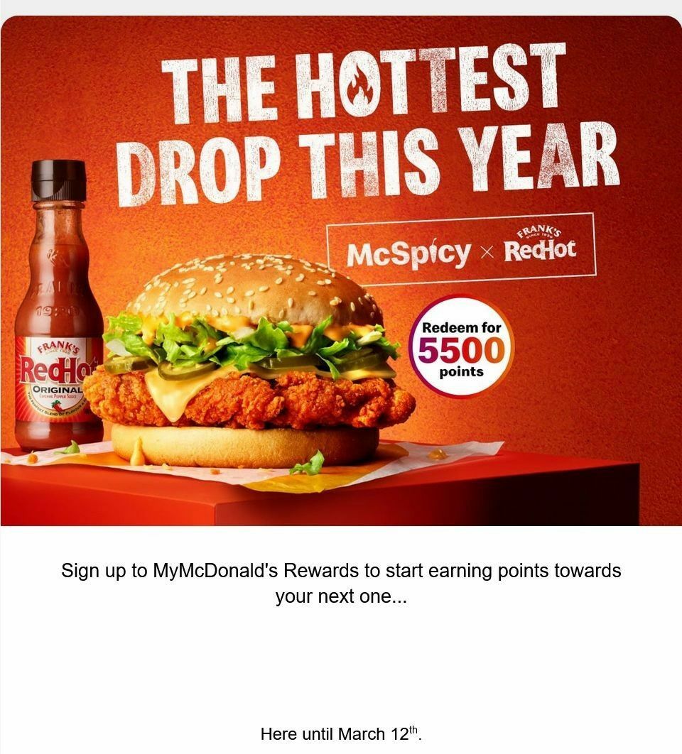 McDonald's Offers from 8 February
