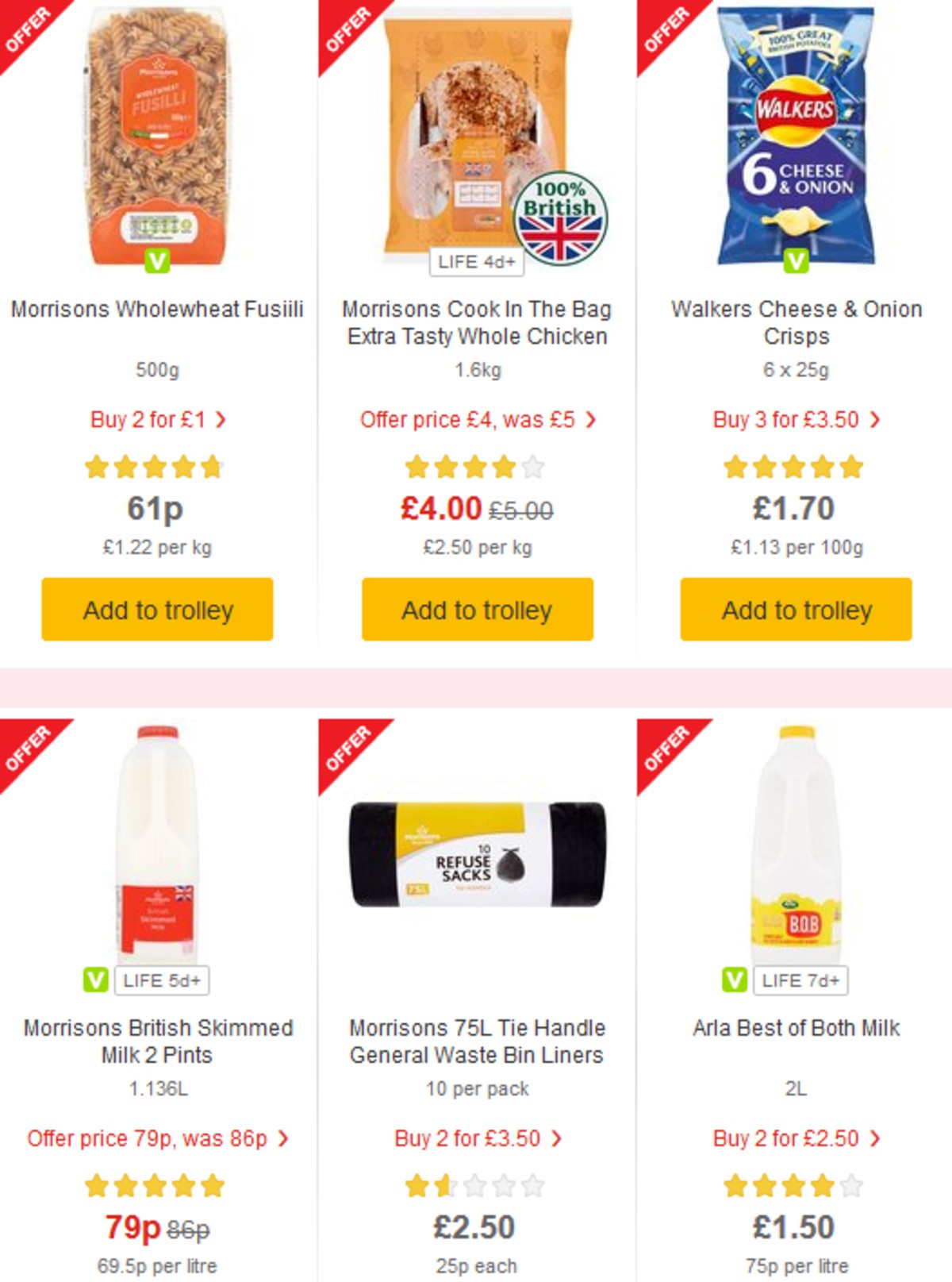 Morrisons Offers from 16 April