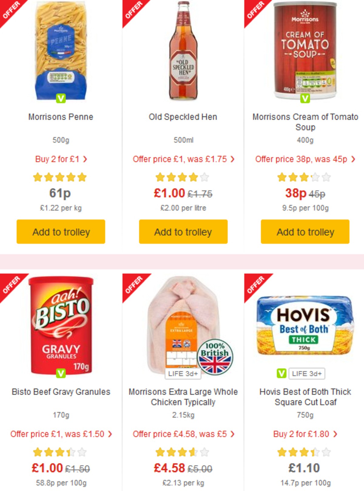 Morrisons Offers from 23 April