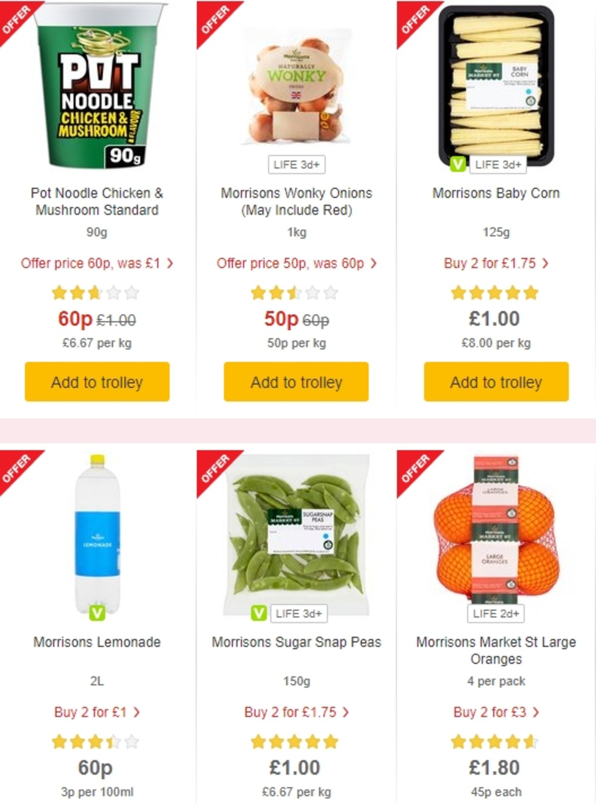 Morrisons Offers from 7 May
