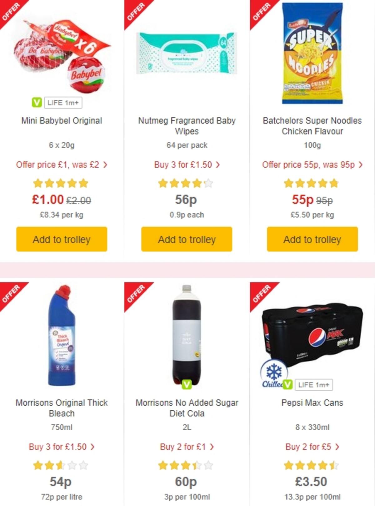 Morrisons Offers from 7 May