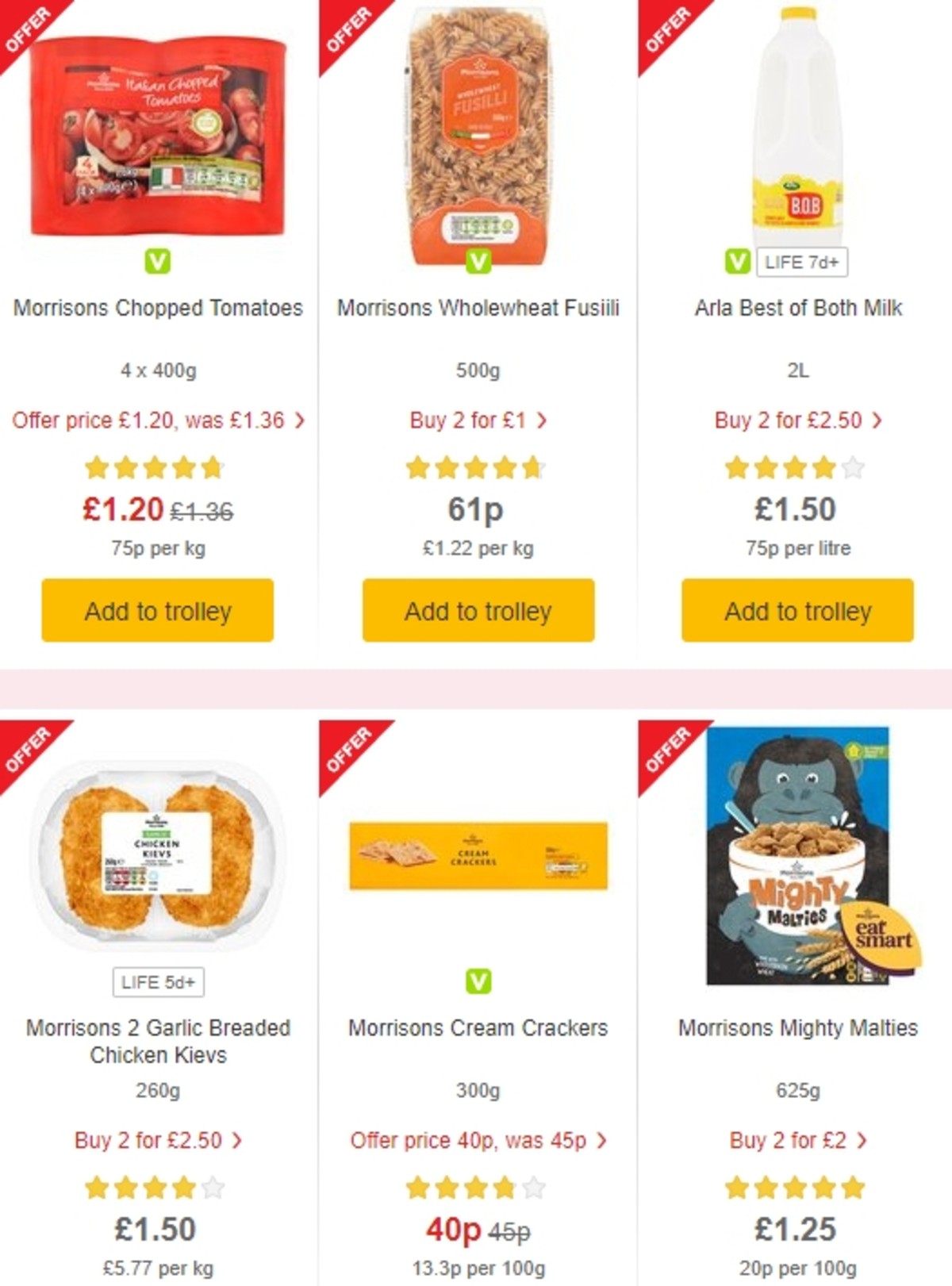 Morrisons Offers from 7 May