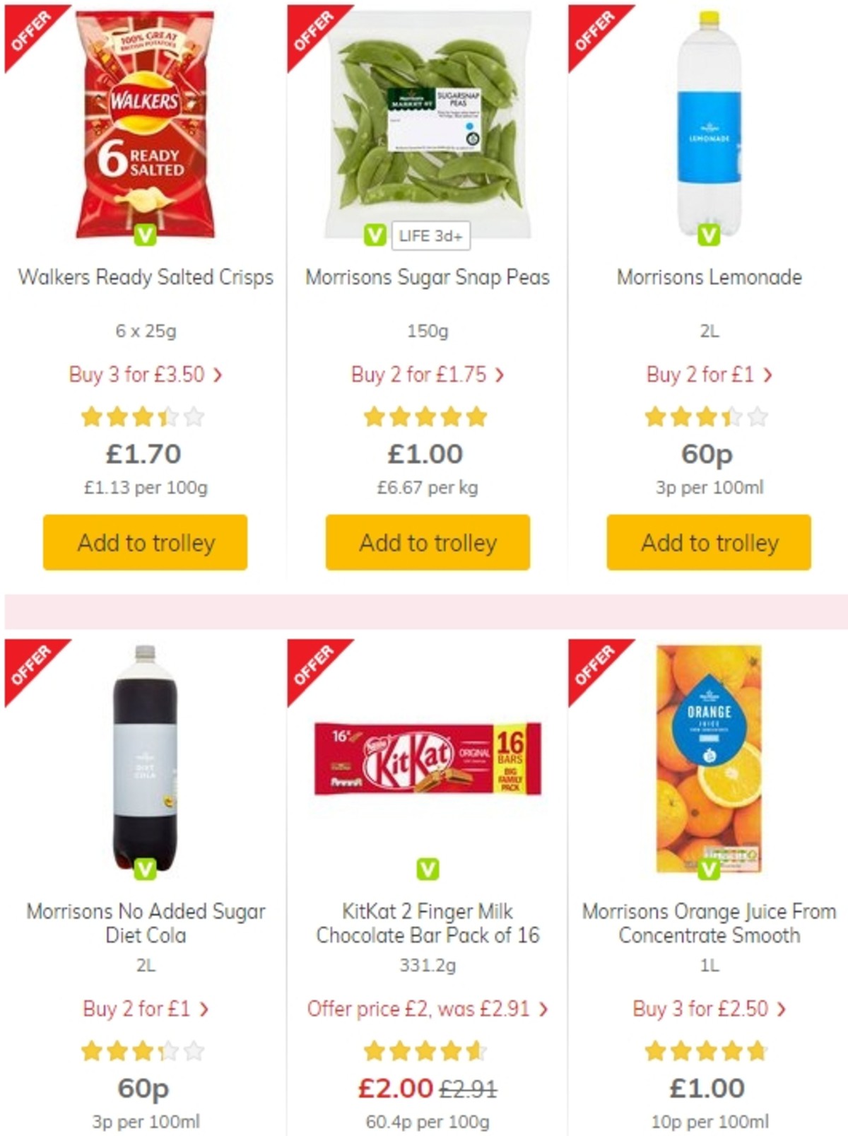 Morrisons Offers from 21 May