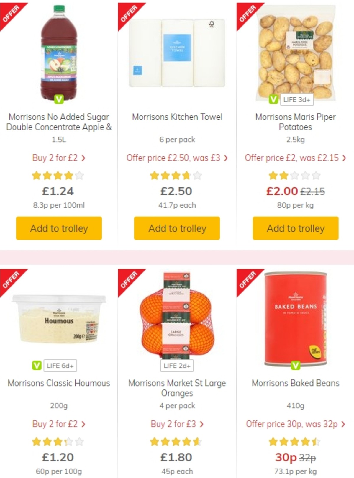 Morrisons Offers from 21 May