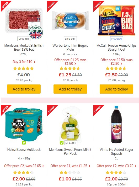 Morrisons Offers from 28 May