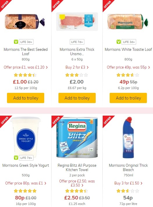 Morrisons Offers from 4 June