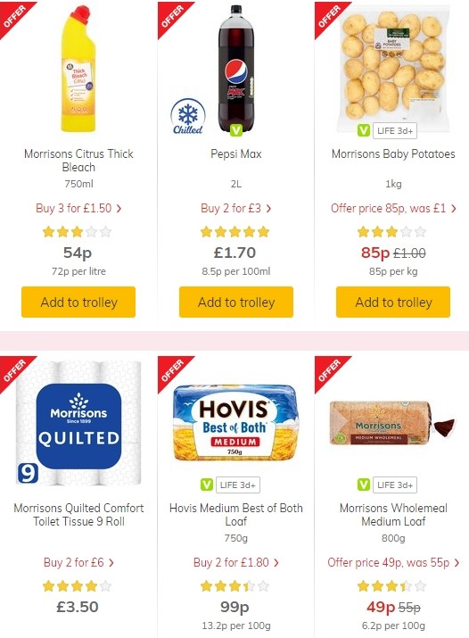 Morrisons Offers from 11 June