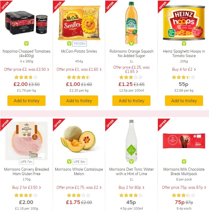 Morrisons Offers from 25 June