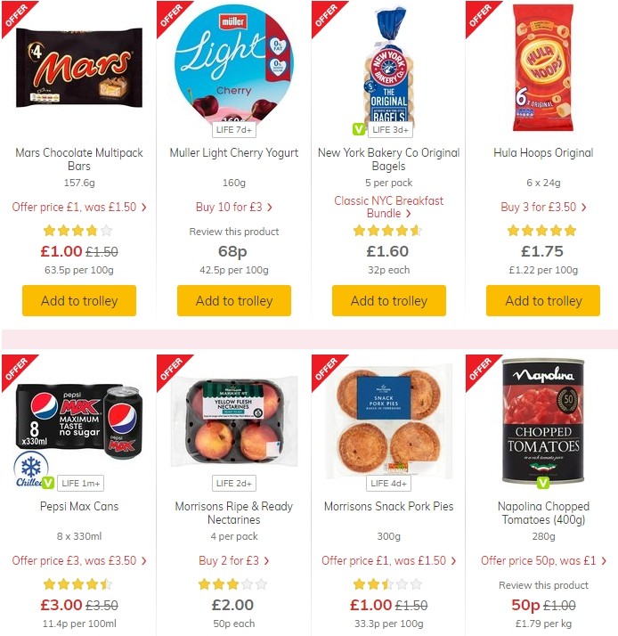 Morrisons Offers from 6 August