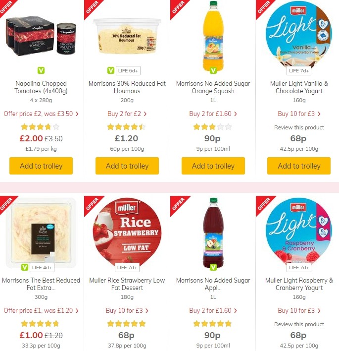 Morrisons Offers from 6 August