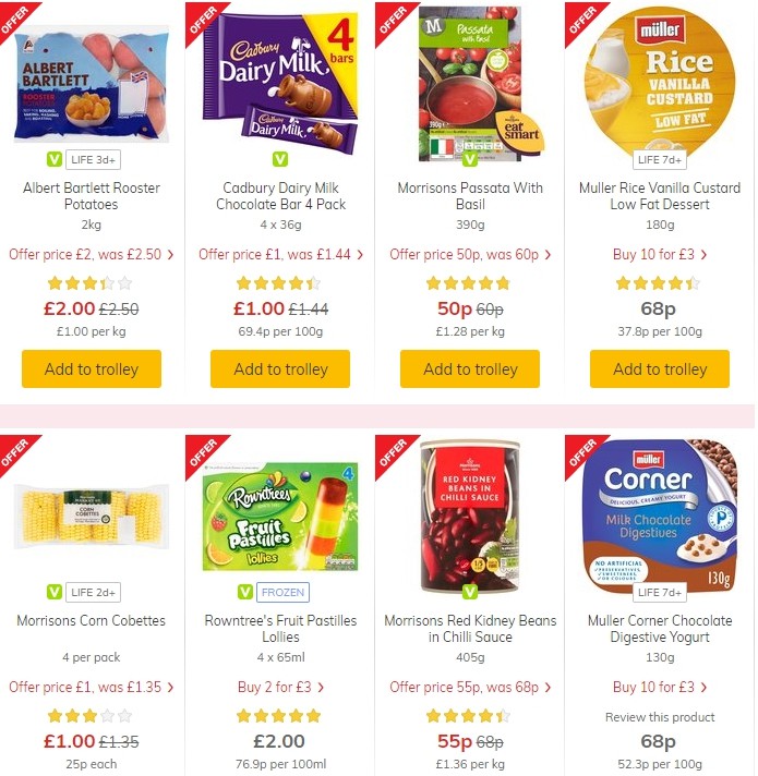 Morrisons Offers from 6 August