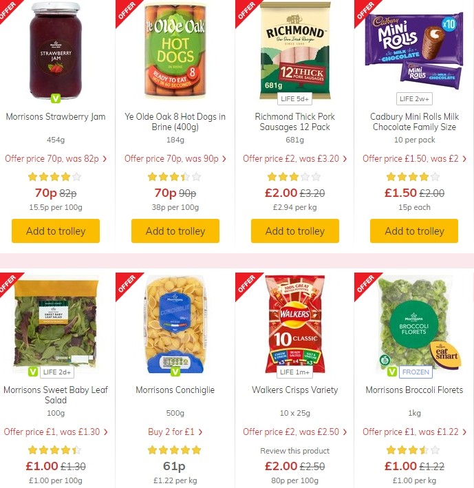 Morrisons Offers from 6 August