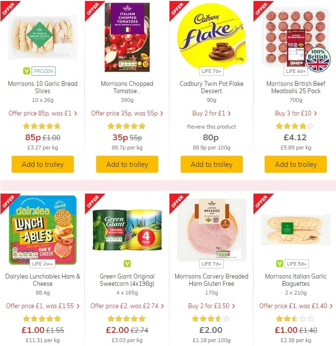 Morrisons Offers from 6 August