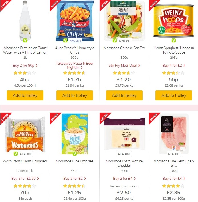 Morrisons Offers from 6 August