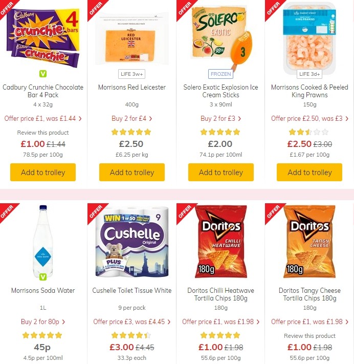 Morrisons Offers from 6 August