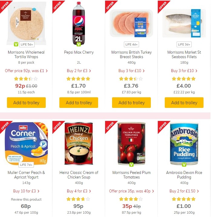 Morrisons Offers from 6 August