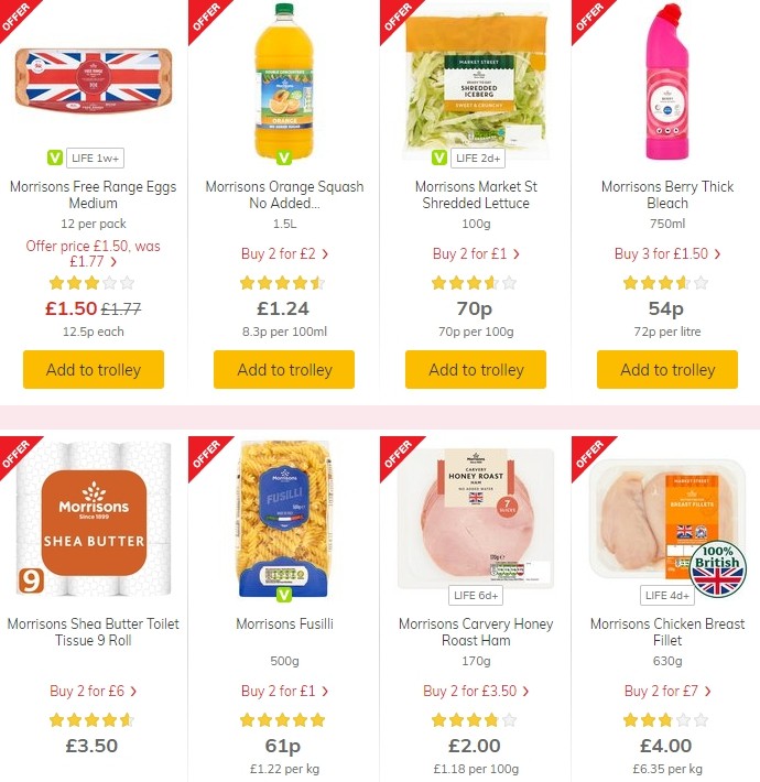 Morrisons Offers from 6 August