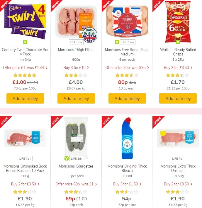 Morrisons Offers from 6 August
