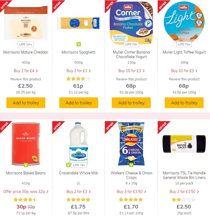 Morrisons Offers from 6 August