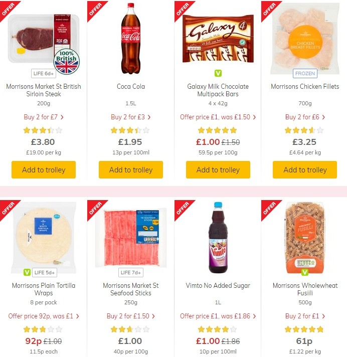 Morrisons Offers from 6 August