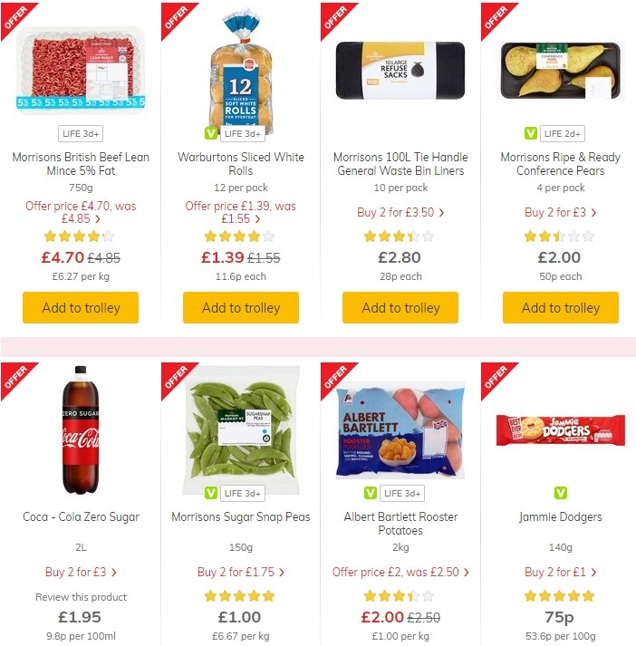 Morrisons Offers from 27 August