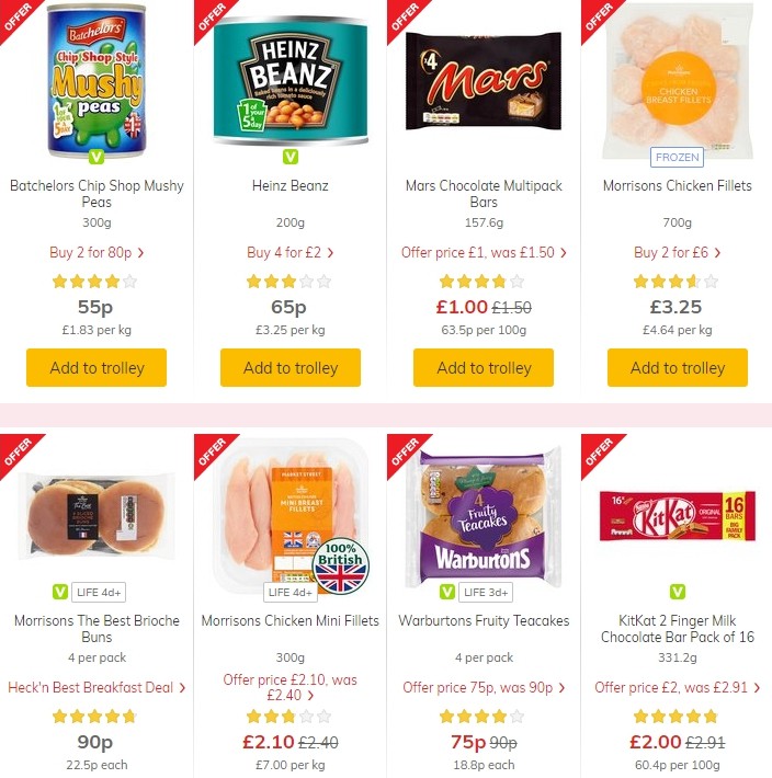 Morrisons Offers from 27 August
