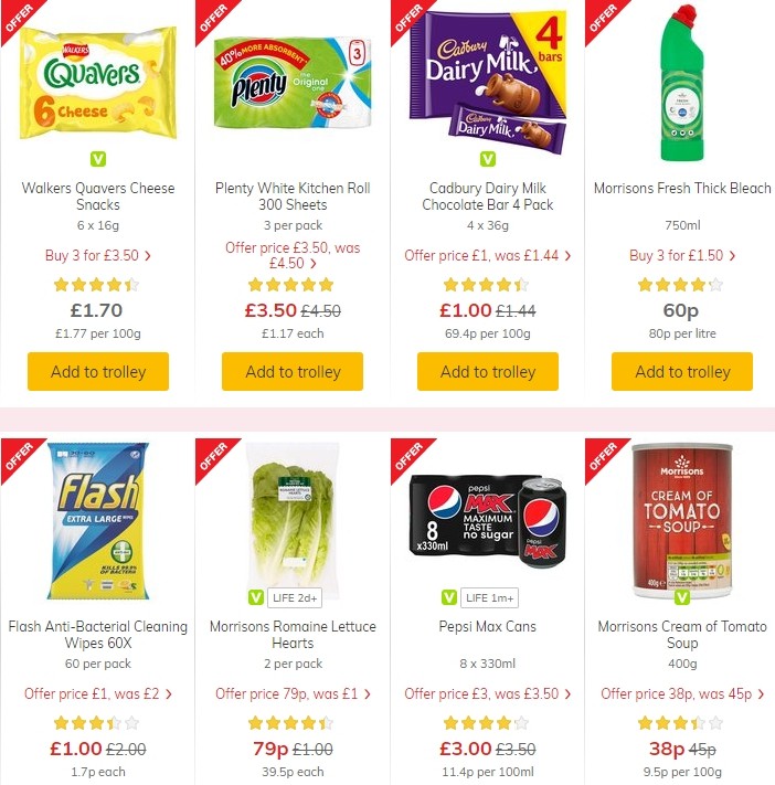 Morrisons Offers from 27 August