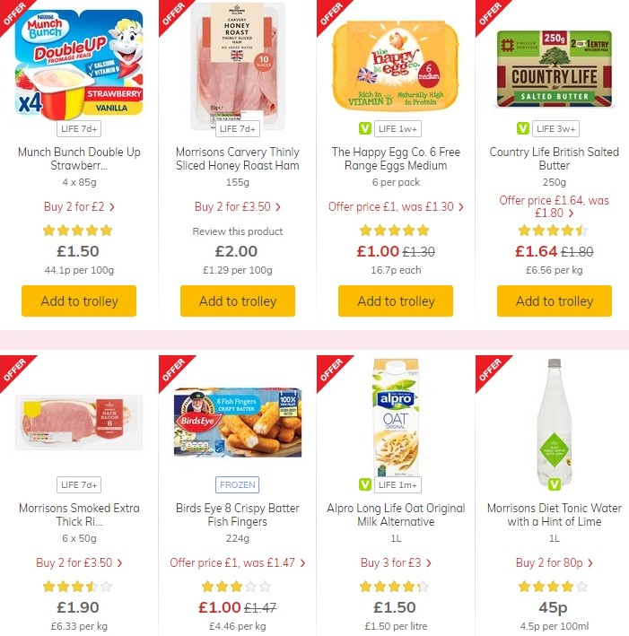 Morrisons Offers from 27 August