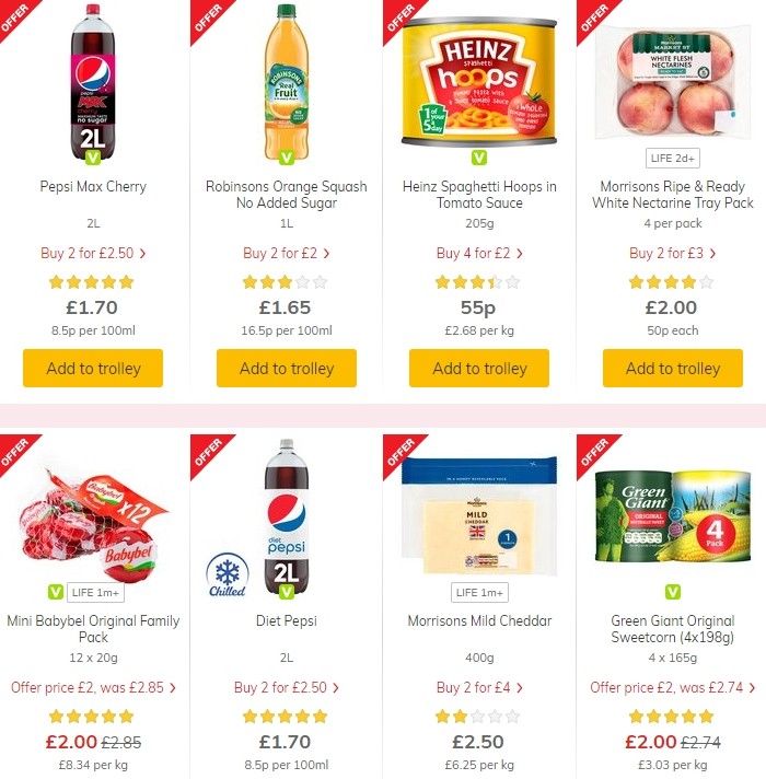 Morrisons Offers from 27 August