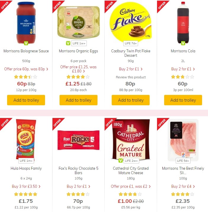 Morrisons Offers from 27 August