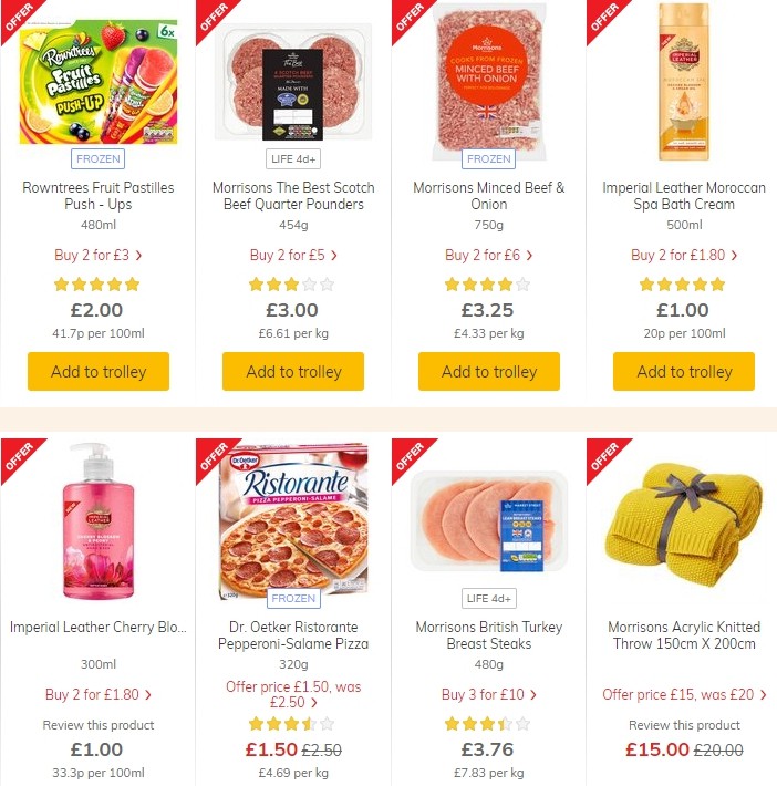 Morrisons Offers from 27 August