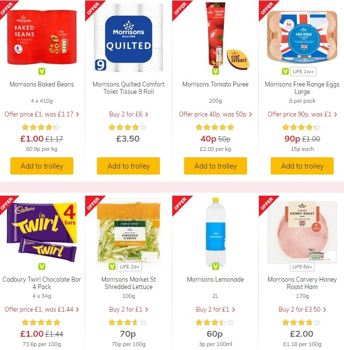 Morrisons Offers from 27 August