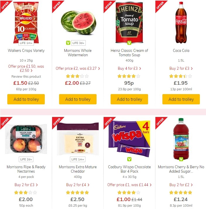 Morrisons Offers from 27 August