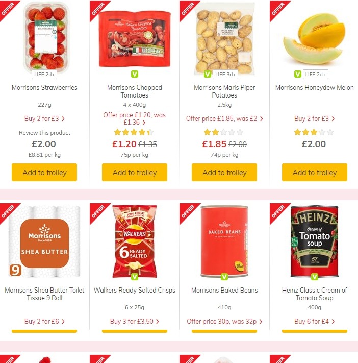 Morrisons Offers from 1 October