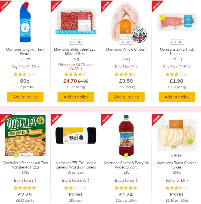 Morrisons Offers from 1 October