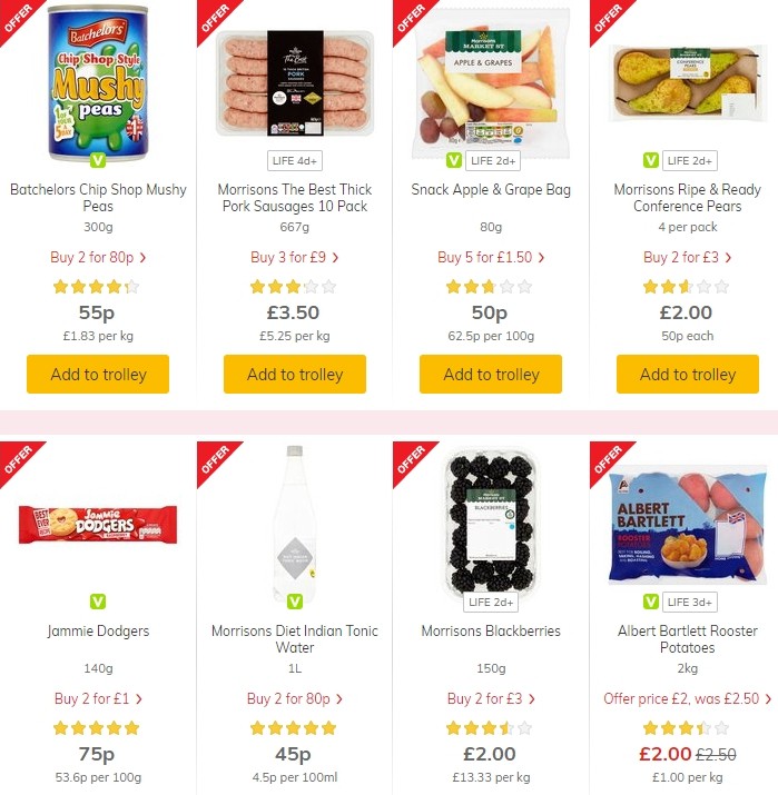Morrisons Offers from 1 October