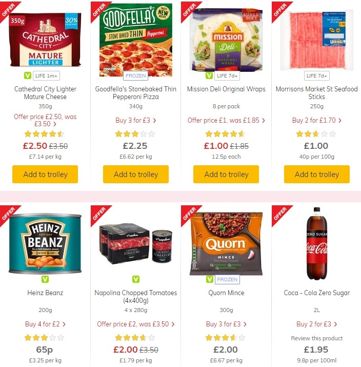 Morrisons Offers from 1 October
