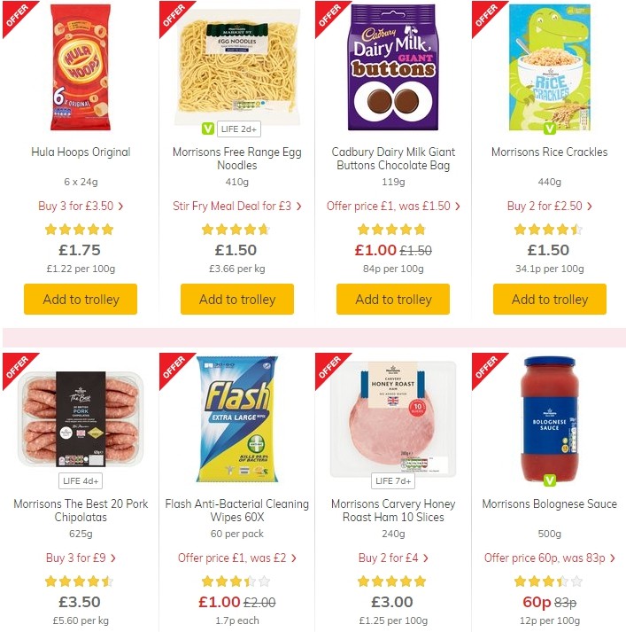 Morrisons Offers from 1 October