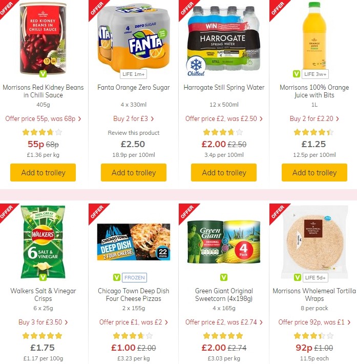 Morrisons Offers from 1 October
