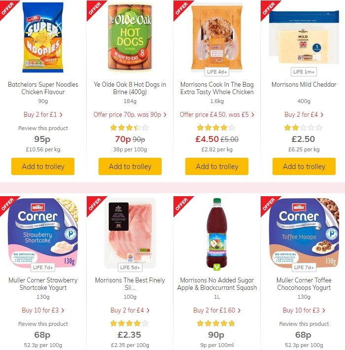 Morrisons Offers from 1 October